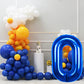 40 Inch Big Blue 0 Balloon Number 0 Large Foil Helium Number Balloons 0-9 Jumbo Giant Happy 0 Birthday Party Decorations For Boy