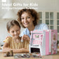 Pink Piggy Bank For Kids, Atm Machine Bank For Real Money With Debit Card, Bill Feeder, Coin Recognition, Balance Calculator, Electronic Savings Safe Box, Gifts For Teen Boy Girl