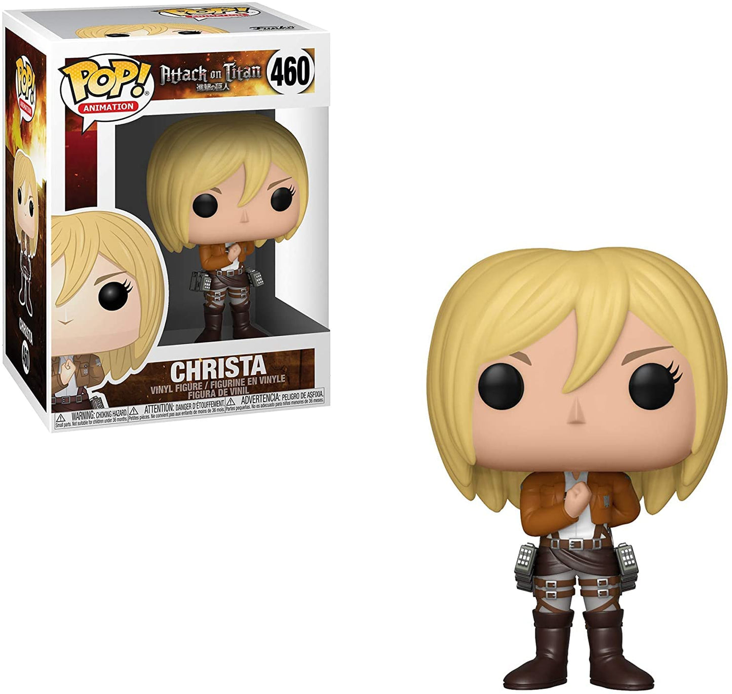 Pop Attack On Titan - Christa Funko Vinyl Figure (Bundled With Compatible Box Protector Case)
