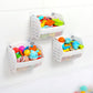 Ligereza Bath Toy Holder 3 Piece Set, Free Arrangement Bath Toy Organizer, Multi-Functional Bathtub Toy Holder, Quickly Fish Out Bath Toy, Bath Toy Holder For Easily Organise And Sort Toys