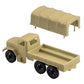 TimMee Plastic Army Men TRUCKS - Tan M34 Deuce and a Half Cargo Vehicles US Made