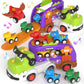 usrela Dinosaur Truck Toys for 1 2 3 Year Old Boys Gifts, 5 in 1 Dinosaur Carrier Truck Toys for Age 2 3 4, Dinosaur Toys for Ki