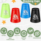Libima 48 Pcs Sports Stacking Cups Stacking Cup Set Classic Stacking Games Speed Training Game for Boy Girl mature-themed Family Party Challenge Competition Travel Gift  4 Colors