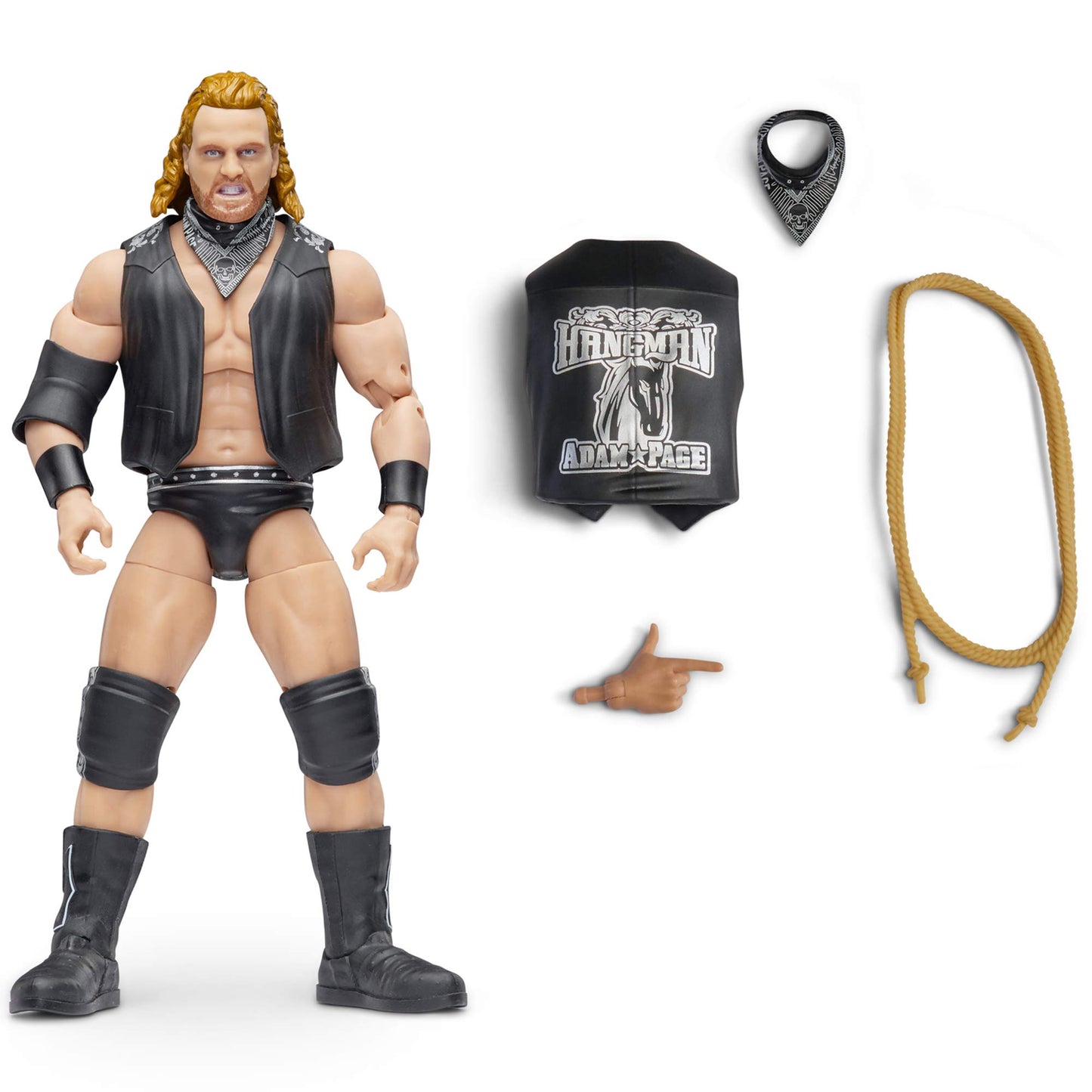 All advanced Wrestling AEW Unrivaled Collection Hangman  Adam Page - 6.5-Inch Action Figure  Multicolor