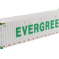 40 Refrigerated Sea Container Evergreen White Transport Series 1/50 Model by Diecast Masters 91028 A