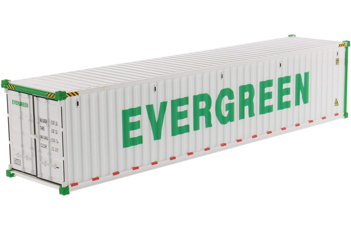 40 Refrigerated Sea Container Evergreen White Transport Series 1/50 Model by Diecast Masters 91028 A