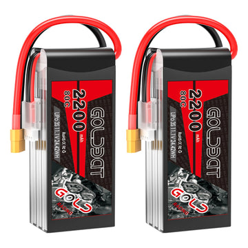 Goldbat 3S 11.1V Lipo Battery 2200Mah 80C Xt60 Connector 3S Short Pack Battery For Rc Car Vehicles Rc Boat Drone Airplane Quadco