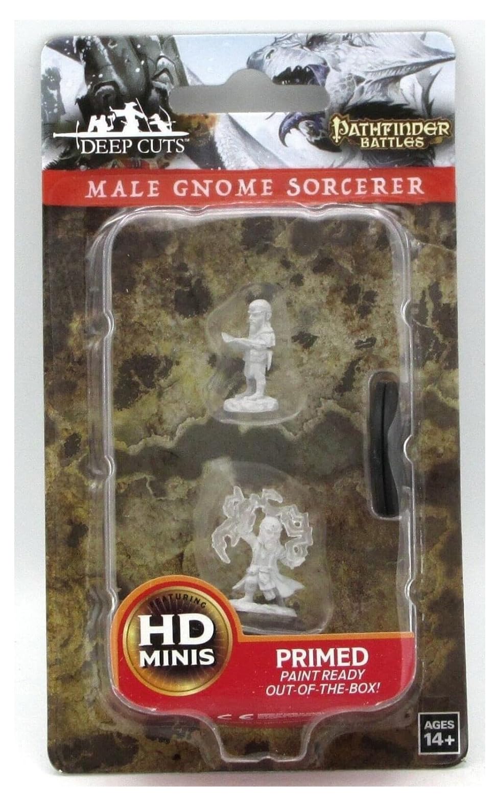 Deep Cuts Pathfinder Unpainted Miniatures: Wave 9: Gnome Male Sorcerer