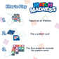 Foxmind Match Madness Board Game - Dual Mode Visual Matching, Cardboard, White, Model 201119, Fun for Adults and Family