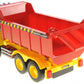Friction Powered Dump Truck Toy With Lights And Sound