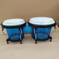 Bnf Percussion Bongos Drum Set Early Educational African Drum For Gifts Children Blue|Toys & Hobbies | Educational | Music & Art