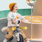 LOL-FUN Baby Balance Bike Toy for 1 2 Year Old Boys Girls Gift Toddler Tricycle 1-3 Year Old with Removable Pedal, 4 in 1 Trike