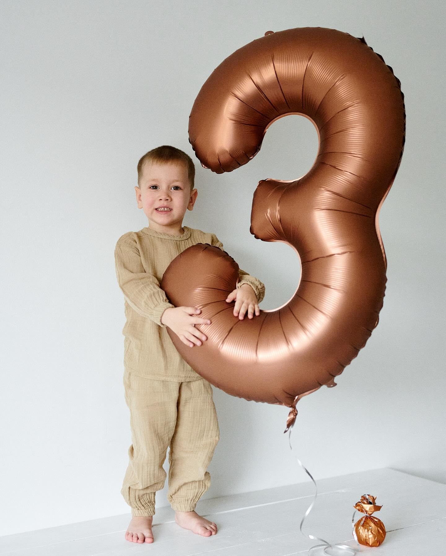 Dark Brown 3 Balloon, Coffee Brown Number Balloons 40 Inch, Chocolate Brown 3Rd Birthday Decorations For Kids Girls Boys, Men Wo