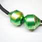 Begleri Fidget Beads - Worry Fidget Beads Spin & Bump - Made Of Aluminum Alloy - Creates A Bit Of Magic For You (Ufo-Yellow&Gree