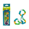 TANGLE Tangle Braintools Imagine Fidget Toy - Quiet Rubber Hand Therapy - Green and Yellow - Model 13406