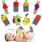 Baby Wrist Rattles Sock Toys - Newborn Baby Sock Toys Over 0 Years Old, 8Pcs Soft Foot Finder And Wrist Rattle Set, Hand And Feet Rattles, Sensory Developmental Socks For Infants Girl Boy Gifts