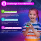 Xinbeiya Rechargeable Handheld Game Cube - 15 Fun Brain & Memory Games, Black, Medium, Ideal Gift for Kids 6-12+ Years Old