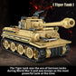 WINGIFT WW2 Army Tanks Building Set, 1030 Pieces, German Panzer 38T & Tiger Tank, Plastic, Yellow, Model 66005, Gift for Teens & Adults