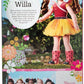 American Girl Welliewishers 14.5-Inch Willa Doll With Coral Leotard, Mesh Skirt, Headband, And Boots, For Ages 4+
