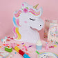 WERNNSAI Unicorn Piñata - Rainbow Birthday Party Supplies with Bat & Blindfold, 15.7" x 12.2", Paper, Unicorn B Color