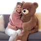 Vermont Teddy Bear Giant Teddy Bear Stuffed Animal - 4 Foot Big Teddy Bear from Giant Cuddle Collection - Collectible Plushies for Kids & mature-themeds - Emotional Support Plush Crafted in The USA