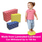 Edushape Corrugated Blocks, 52 Piece