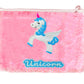 Kobbet Unicorn Fur Pouch Pencil Case School Stationery Zipper Closure Pouch For Girls Large Capacity Unicorn Fur Pouch A5 Size P