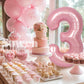 Suwen 40 Inch Pink Large 3 Number Balloons Big Foil Helium Number Balloons 0-9 Jumbo Happy 3Rd Mylar Birthday Party Decorations