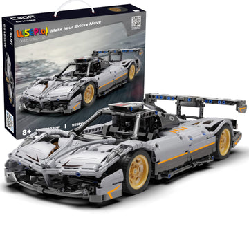 Collectible Model Car Kits For Adults To Build – Car Models Kits To Build For Adults And Kids- Model Car Building Set 1:12 Scale With 959 Pieces - Great Birthday Gift For Adults, Teenagers And Kids