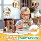 Summidate Wooden Letter Piggy Bank  Extra Thick Large Capacity Piggy Bank for Kids Boys Girls Toddler  Alphabet B Money Bank| Coin Box Birthday  Christmas  Festival