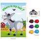 Neburora Pin The Tail On The Donkey, Party Game With 30 Pcs Tails For Kids Birthday Party Carnival Circus Christmas Party Suppli