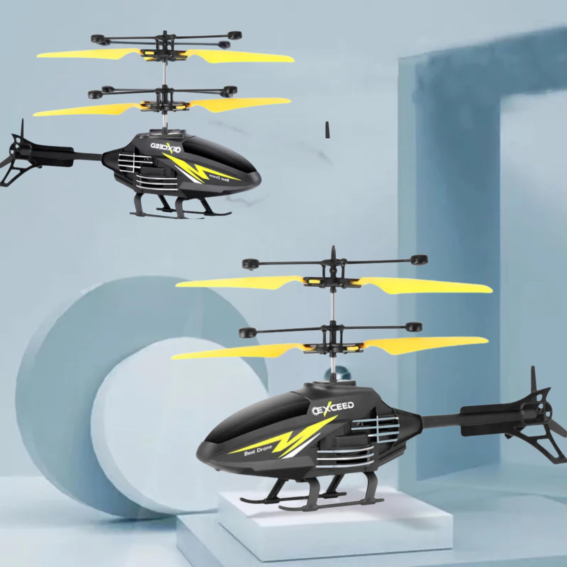Vrikrion Toys Remote Control Helicopter Flying For 6 + Years Boys Palm Sensing With Led Lights Unique Toys Birthday Gift Chirstm