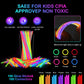 Shqdd260 Pcs Glow In The Dark Party Supplies, Glow Sticks Glasses Favors, 20Pcs Foam Glow Sticks, 20Pcs Led Glasses, 20Pcs Bunny