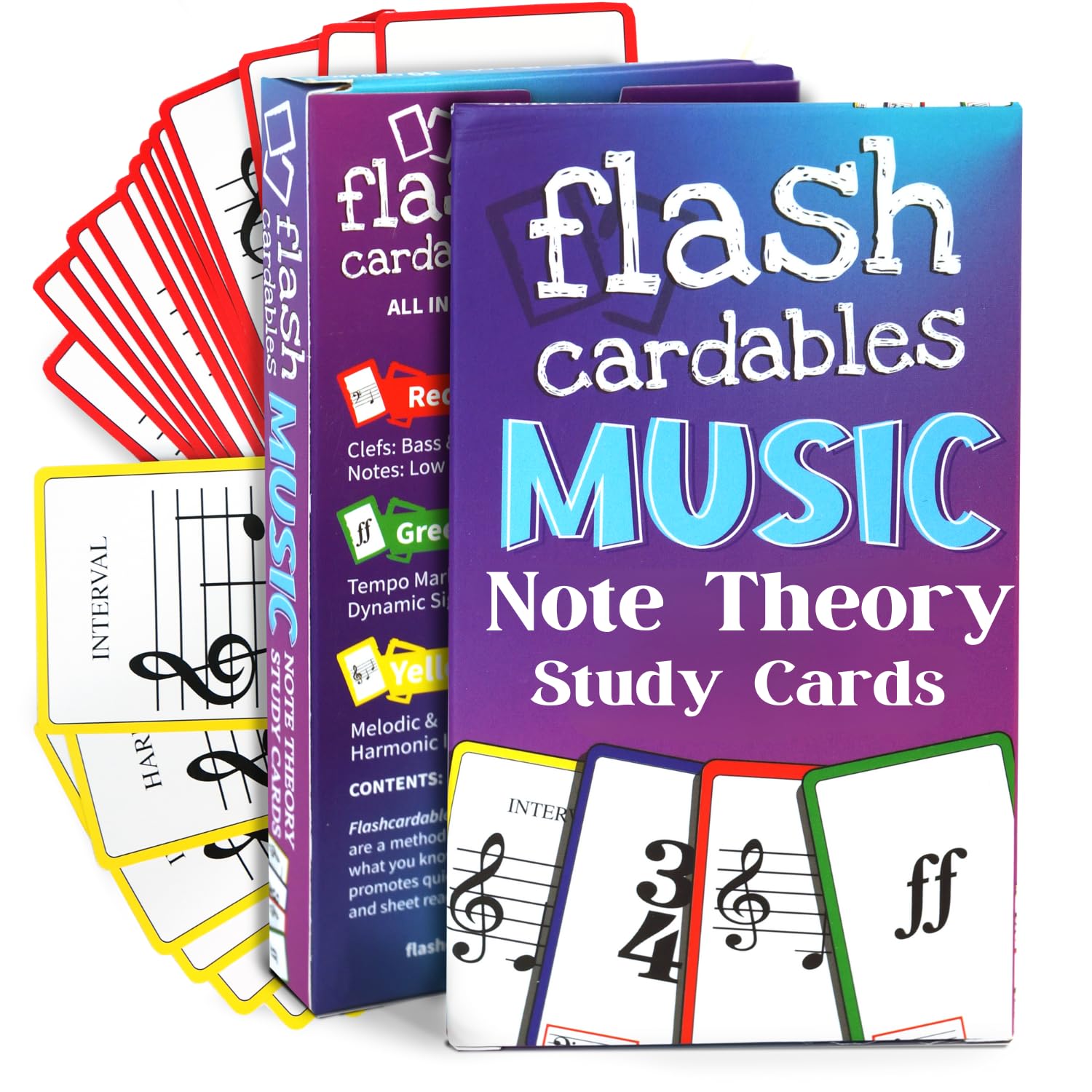 Flashcardables enhanced Music Flash Cards