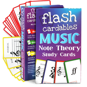 Flashcardables enhanced Music Flash Cards