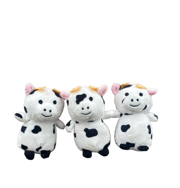 Glow Pups Hide And Seek Farm Animals In A Barn, Barnyard Animals That Squeak (3 Pack Of Cow Toys)