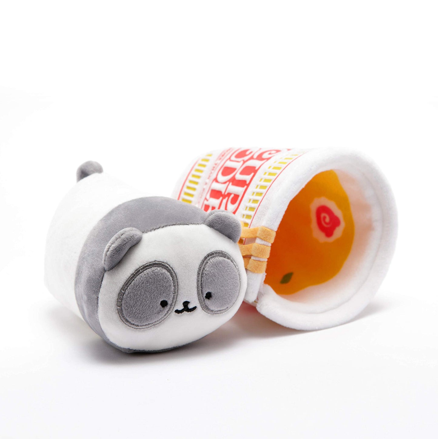 Anirollz Stuffed Animal Plush Toy - Official Nissin Cup Noodle Roll Blanket Outfitz Doll |Soft, Squishy, Warm, Cute, Comfort, Safe| Pillow With Panda - Birthday Decorations Gift 6' Pandaroll