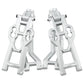 GDOOL Upgraded Metal C12007 Upper Arm & C12009 Rear Rocker Arm & C12010 Rear Steering Hub Spare Parts for 1:10 X07 X08 F10 X05 F