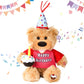 Humor Ted Birthday Gifts Baby Toys Teddy Bear Stuffed Animals Dancing Singing Musical Plush Electric Toy With Cupcake Light Up L