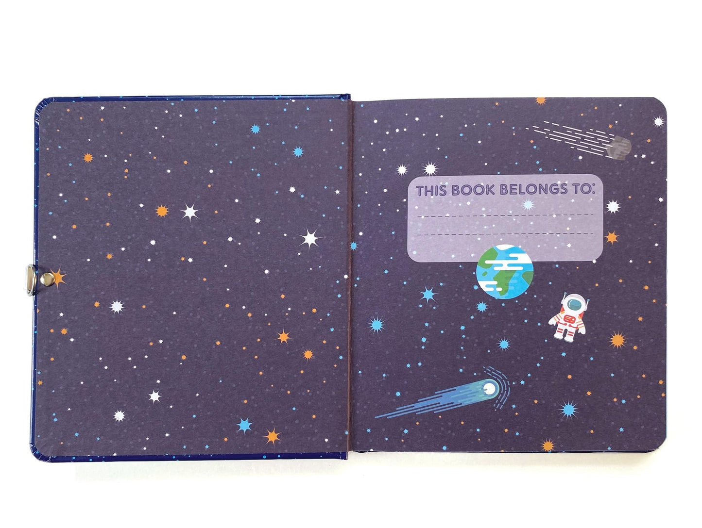 Playhouse Solar System Glow In The Dark Lock & Key Lined Page Diary For Kids