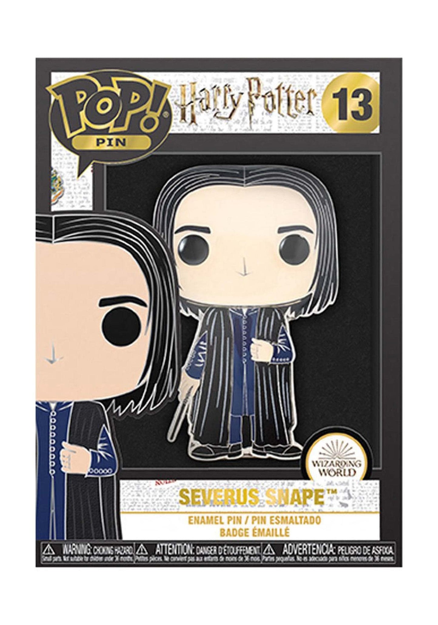 Harry Potter 3 Inch Funko Pop Pin | Severus Snape
