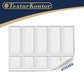 3 Sheets Self-Adhesive Wall Cladding For Dollhouse 1:12 Scale (Wood Paneled Wall (Renaissance))