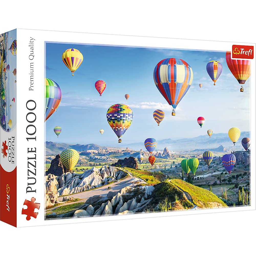 Trefl 1000 Piece Jigsaw Puzzle - View of Cappadocia, 27"x19", Multicolor, Fun DIY for Adults & Kids 12+ - Model 10613