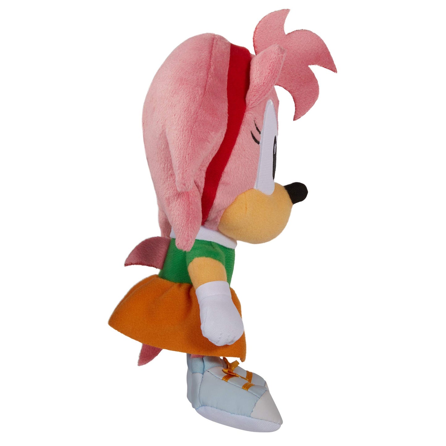 Sonic The Hedgehog 7-Inch Plush Collectible Figure - Amy, Soft Plush Material, Model 400704-24PB