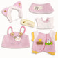 Clothes Outfits Set for 17cm Doll(Not Includ Doll)- 2 Pack 17cm Clothing Accessories Hat Pants&Skirt Set Cute Fashion Style