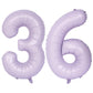 40 In Matte Purple Number Balloons Helium Foil Mylar Balloon Birthday Party Banquet Decoration Digital 36