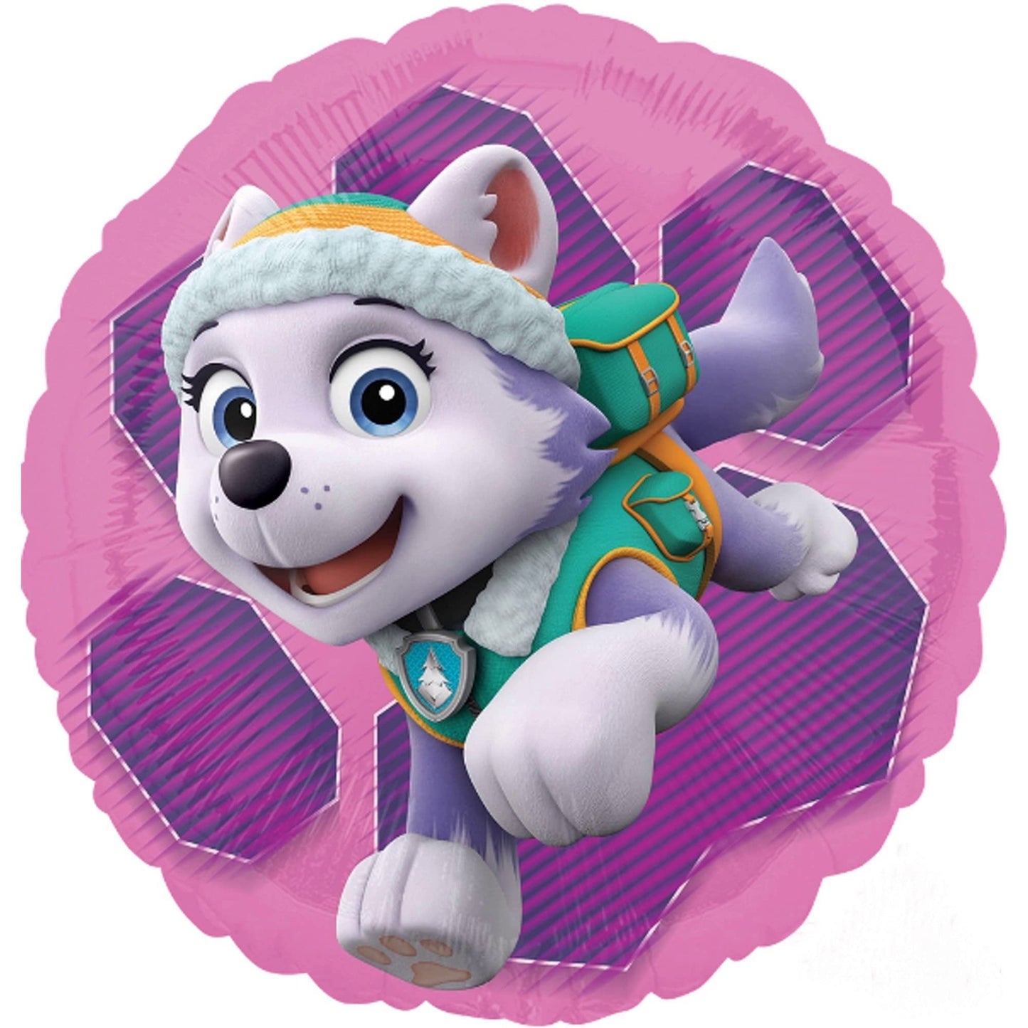 Paw Patrol Girls Pup Skye and Everest Foil Balloons Birthday Party Supplies (5 Piece Bouquet)