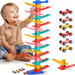 Montessori Toy For Toddlers 3-8, Car Ramp Toys With 6 Small Cars & 23-Layer High Race Tracks, 18 Month Old Toys For Kids
