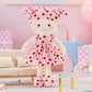 Onetoo First Baby Doll Soft Baby Doll For Girls Plush Rag Doll Sleeping Cuddle Buddy Doll Wear Pink Dress Red Polka Dot 14'