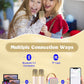 Texpot Mini Karaoke Machine With 2 Wireless Microphones, Kids Toys Portable Bluetooth Speaker For Kids Adults Toddler, Christmas